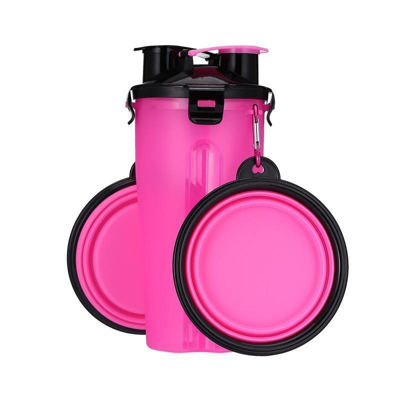JetSetPet 2-in-1 Travel Water Bottle