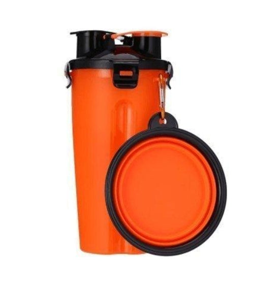 JetSetPet 2-in-1 Travel Water Bottle