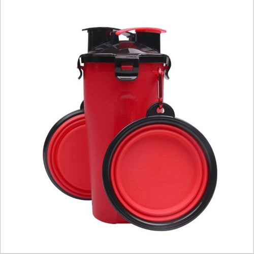 JetSetPet 2-in-1 Travel Water Bottle