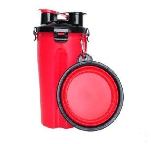 JetSetPet 2-in-1 Travel Water Bottle