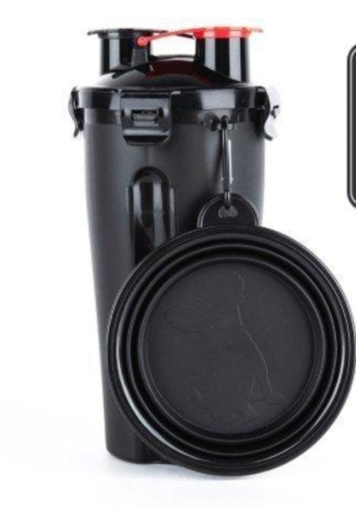 JetSetPet 2-in-1 Travel Water Bottle