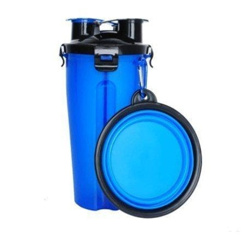 JetSetPet 2-in-1 Travel Water Bottle