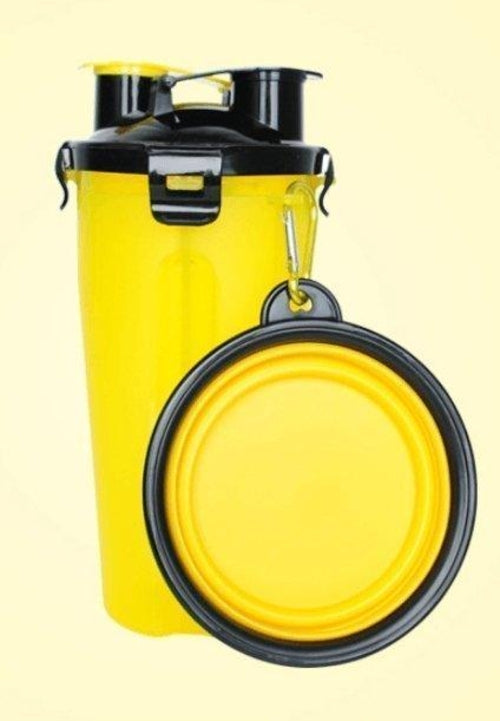 JetSetPet 2-in-1 Travel Water Bottle