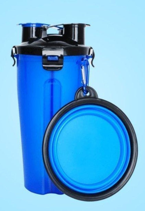 JetSetPet 2-in-1 Travel Water Bottle